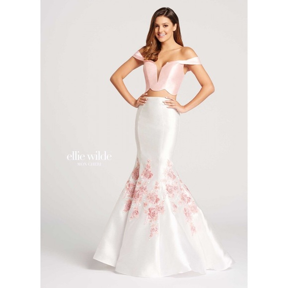 Ellie Wilde two piece prom dress - Picture 2 of 4